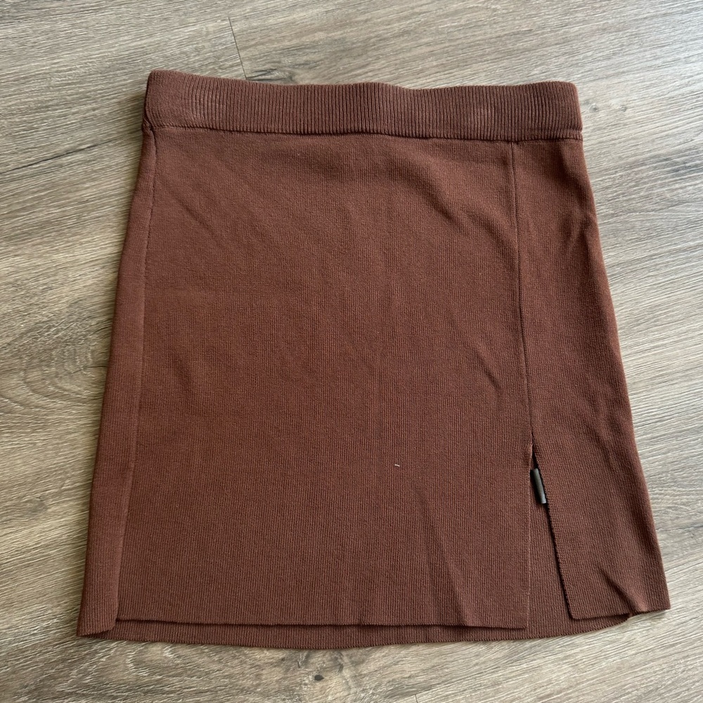 Lioness brown high waisted skirt
